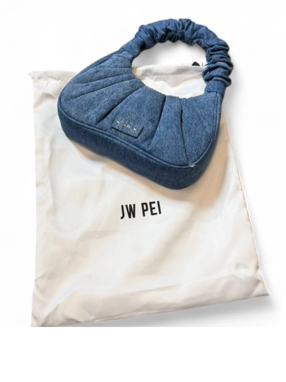 JW PEI Gabbi Ruched‎ Denim Hobo Bag